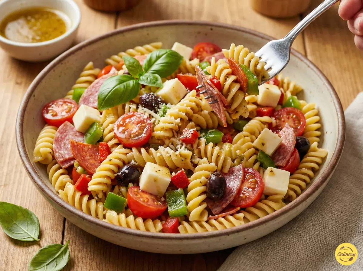 Awesome Pasta Salad: Bright, Cheesy, Rustic