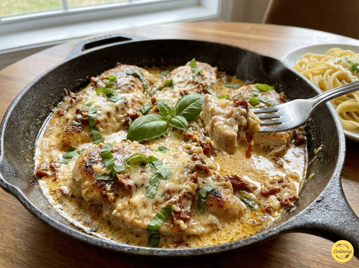 Marry Me Chicken - Creamy Garlic Chicken with Sun-Dried Tomatoes 7 Marry Me Chicken creamy skillet dish